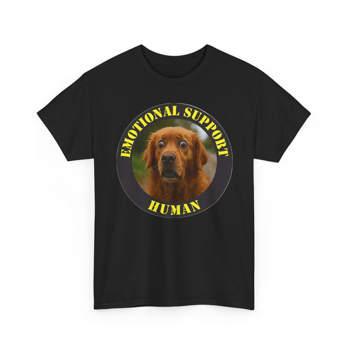Emotional Support Human T-Shirt — Dog Photo Graphic Tee