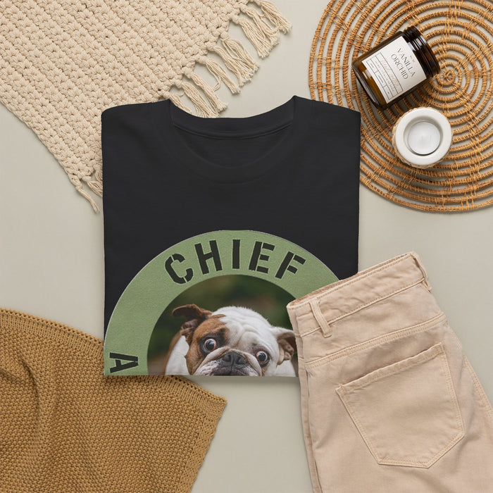 Chief Anxiety Officer Bulldog T-Shirt – Funny Pet Lover Tee