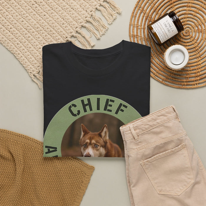 Chief Anxiety Officer T-Shirt — Funny Dog Graphic Tee for Dog Lovers & Anxious Humor