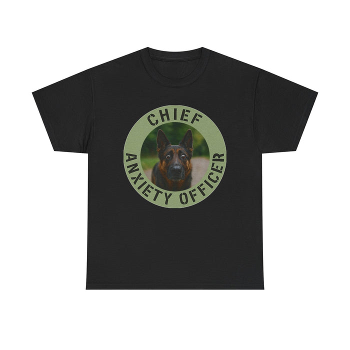 Chief Anxiety Officer Dog T-Shirt — Funny Pet Lover Tee