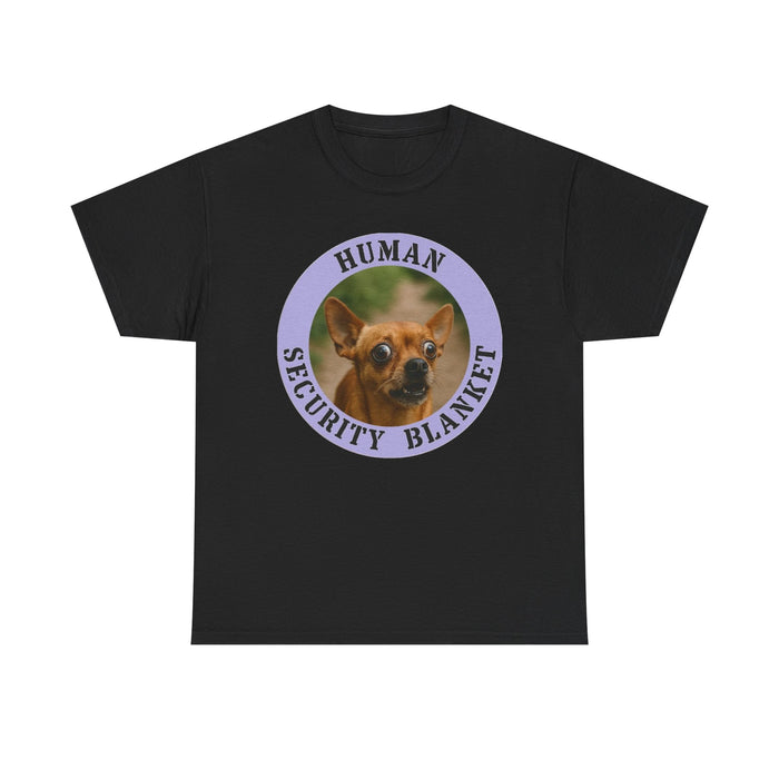 T‑Shirt — "Human Security Blanket" Chihuahua Graphic Tee
