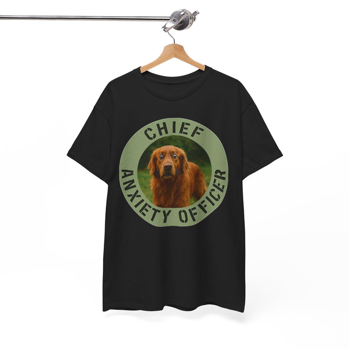 Chief Anxiety Officer Dog T-Shirt — Funny Pet Lover Tee