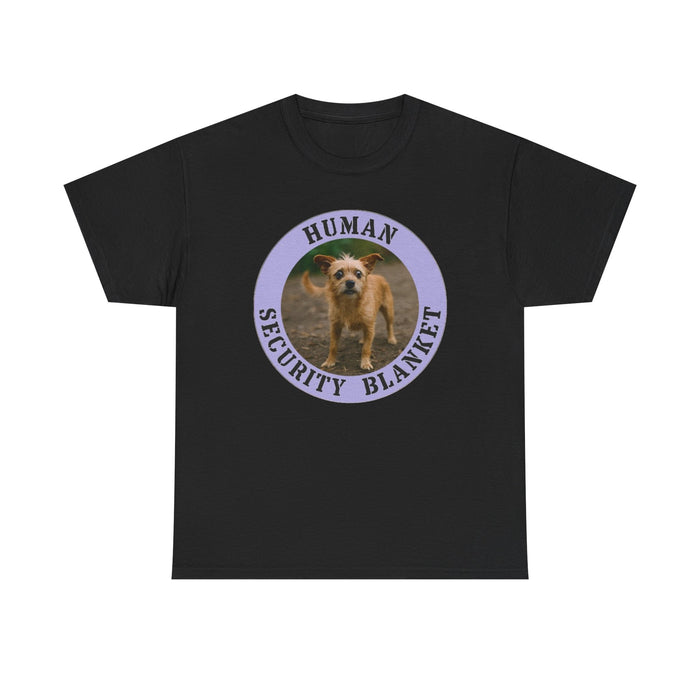 Dog Lover T‑Shirt — "Human Security Blanket" Funny Puppy Graphic Tee