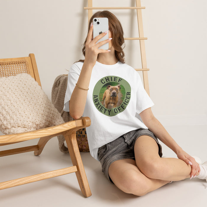 Chief Anxiety Officer T-Shirt — Funny Dog Graphic Tee