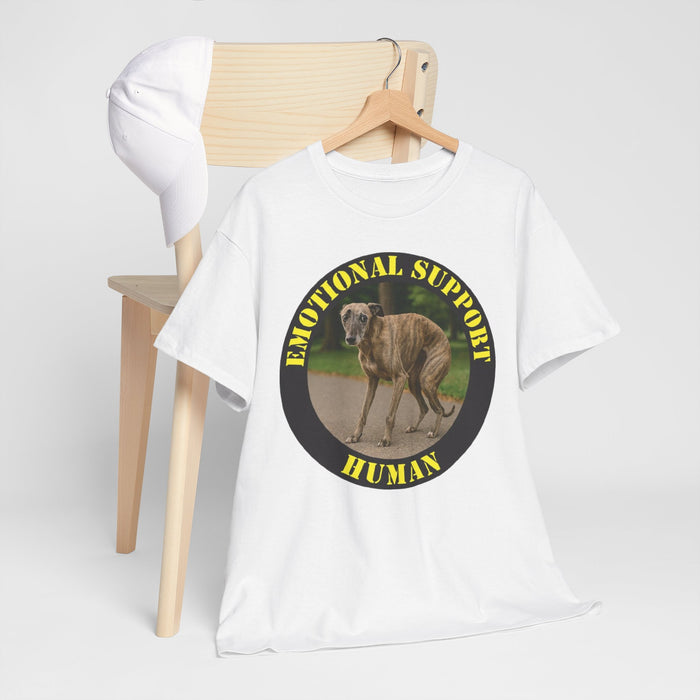 T-Shirt — "Emotional Support Human" Funny Dog Design