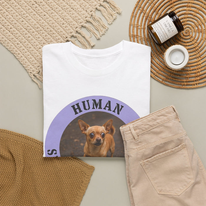 Dog Lover T-Shirt — "Human Security Blanket" Graphic Tee