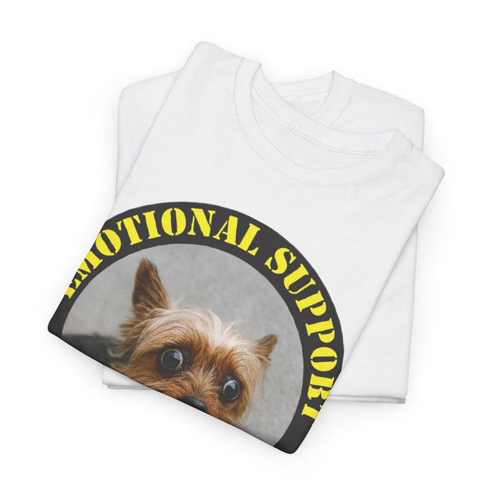 Emotional Support Human T-Shirt – Cute Yorkie Pet Shirt for Dog Lovers