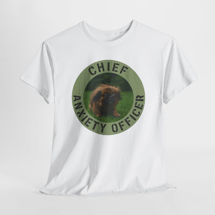 Chief Anxiety Officer T-Shirt — Funny Dog Graphic Tee