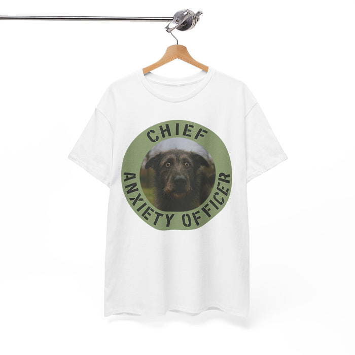 Chief Anxiety Officer T-Shirt — Funny Dog Pet Owner Tee
