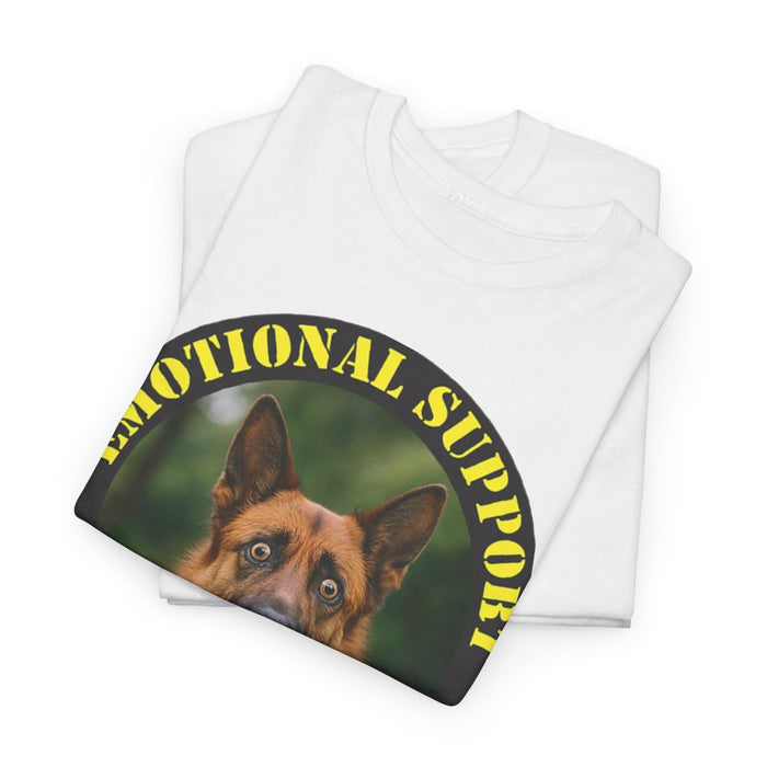 Emotional Support Human T‑Shirt — German Shepherd Dog Rescue Tee