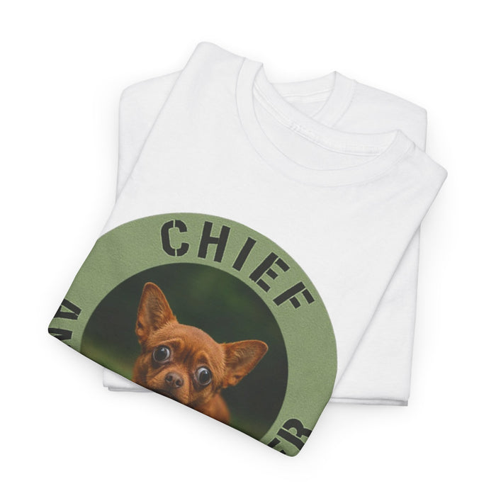 T‑Shirt — "Chief Anxiety Officer" Dog Graphic Tee
