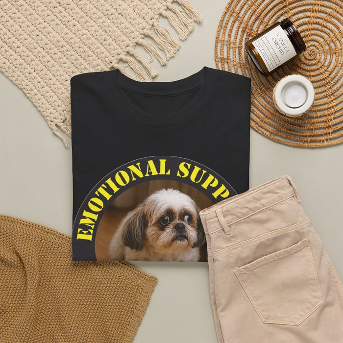 Emotional Support Human T-Shirt — Cute Shih Tzu Comfort Tee
