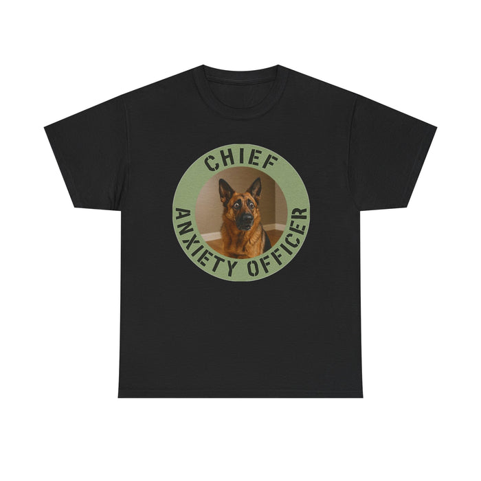Chief Anxiety Officer T-Shirt — Funny German Shepherd Tee