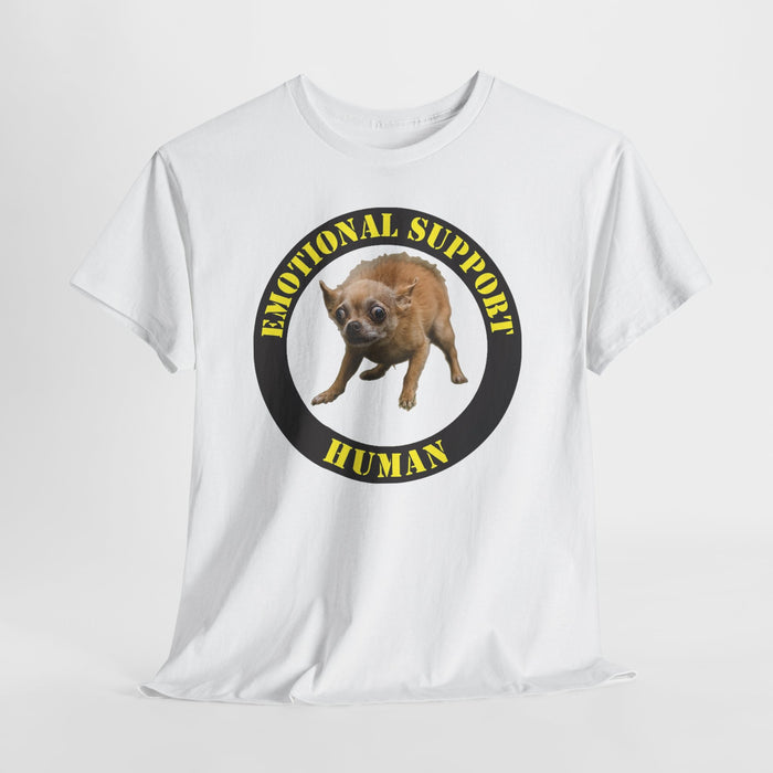 Emotional Support Human T-Shirt — Funny Dog Meme Tee