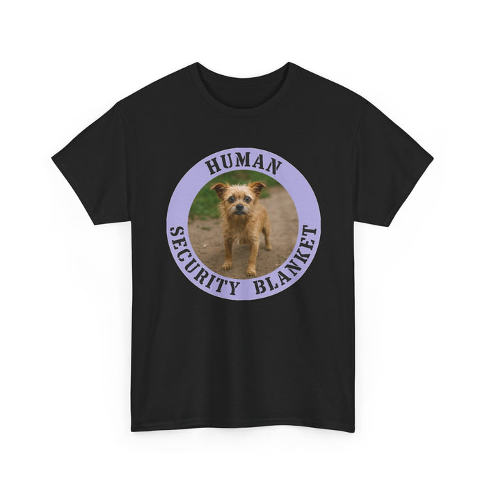 Dog 'Human Security Blanket' T-Shirt — Cute Guard Dog Graphic Tee