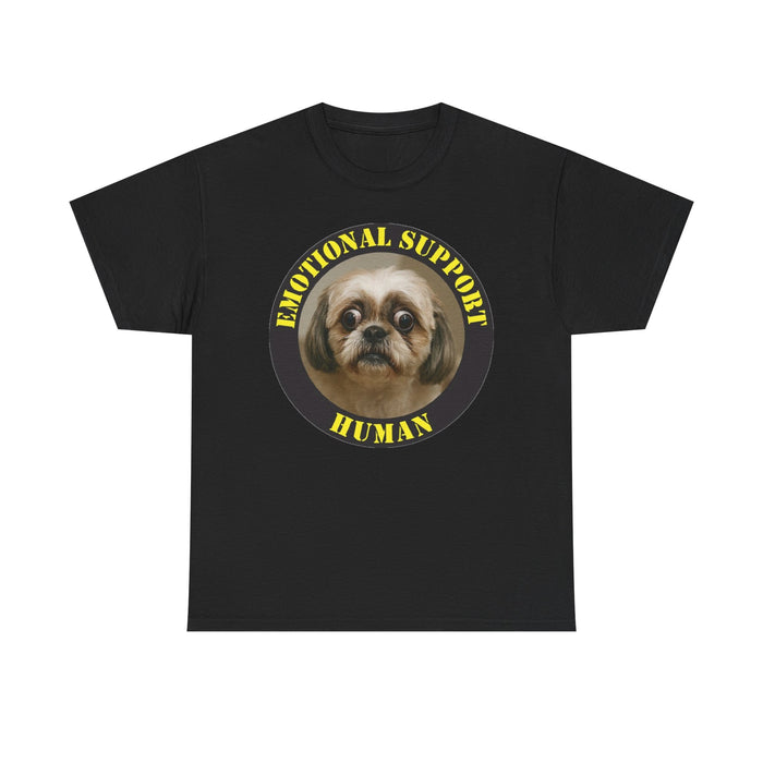 T-Shirt — "Emotional Support Human" Cute Dog Graphic Tee