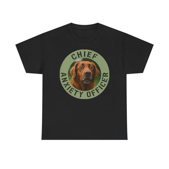 Chief Anxiety Officer T-Shirt – Funny Dog Graphic Tee