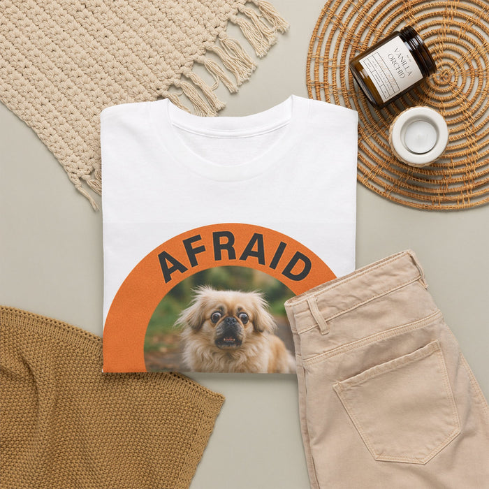 Pekingese Afraid But Trying Tee - Cute Motivational Porg Shirt