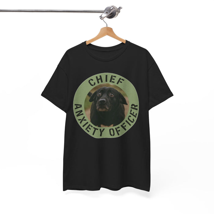 Chief Anxiety Officer T‑Shirt — Funny Dog Graphic Tee for Anxious Dog Lovers